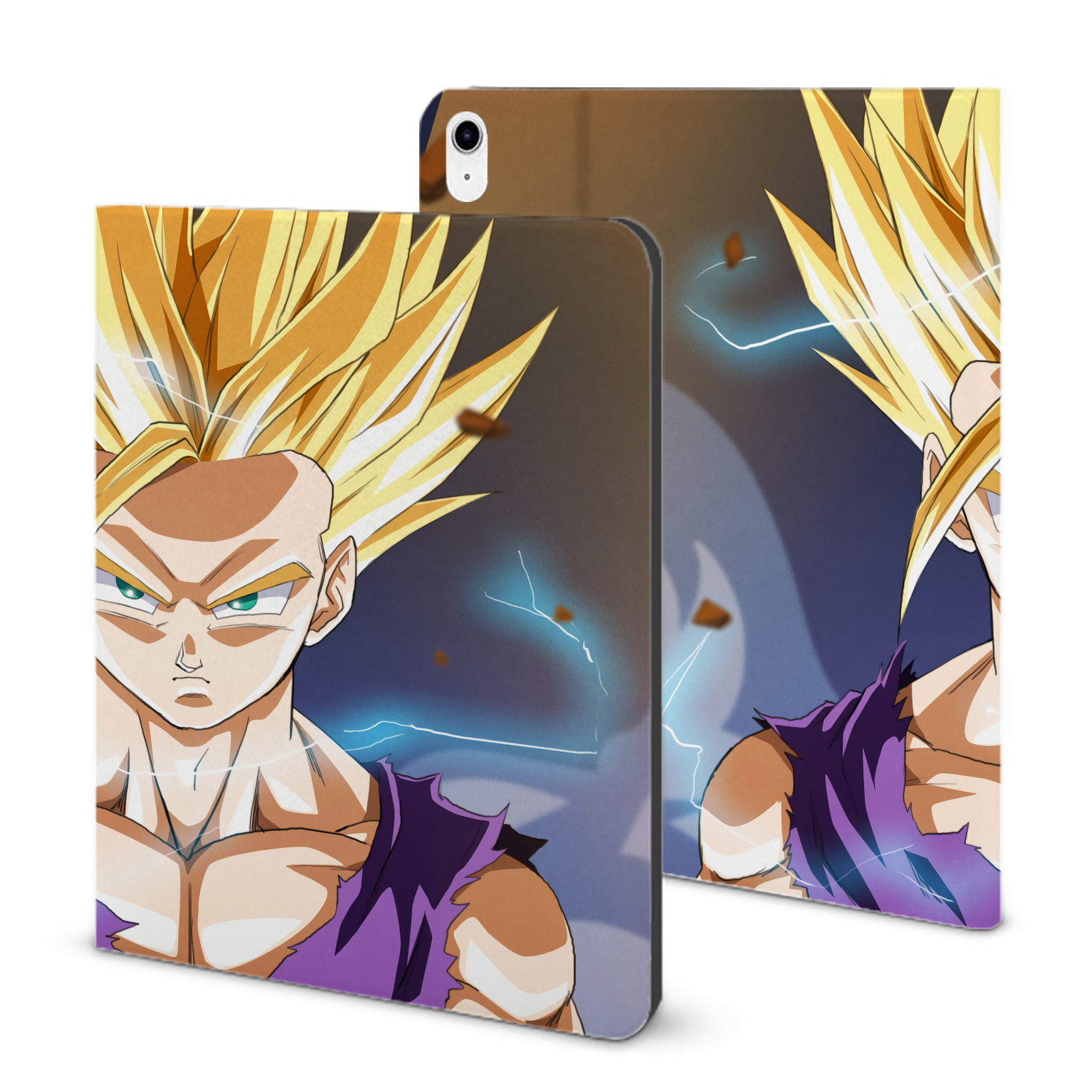 （画像用） ドラゴンボール DRAGON BALL IPad ケース ブック型 PUレザー TPU 耐衝撃 軽量 薄型 ペン収納なし 全面保護 IPad 各モデル対応